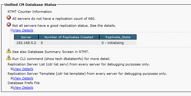Replication Error No Sub