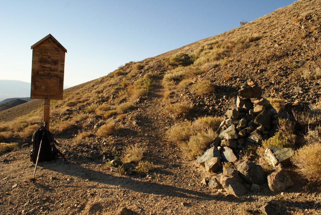 Start Trail Boundary Peak