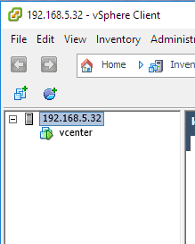 vCenter under VMWare Workstation
