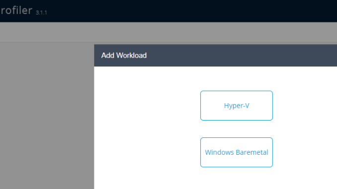 HX Hyper-V Profiler