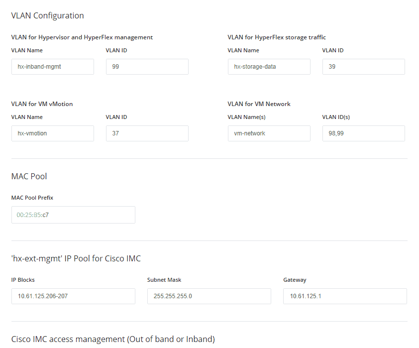 Configure VLANs