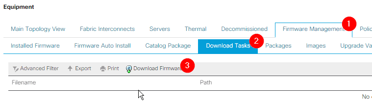 UCS Manager Firmware Management