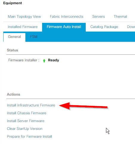 Install UCS Manager Infra