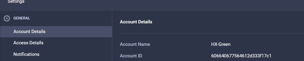 Copy Intersight Account ID
