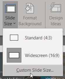 Custom Slide Size Powerpoint