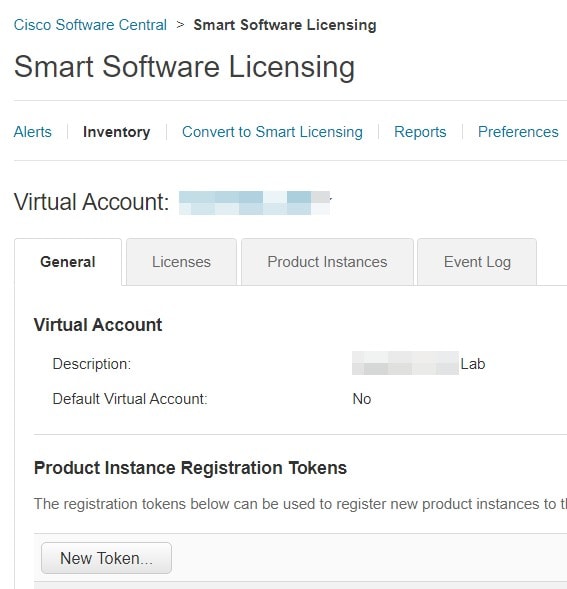 Smart Account License Portal